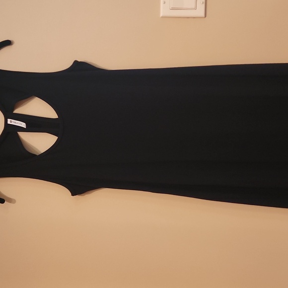 Fabletics Long Black Tank Top Style Dress Size Small - Picture 8 of 9